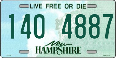 NH license plate 1404887