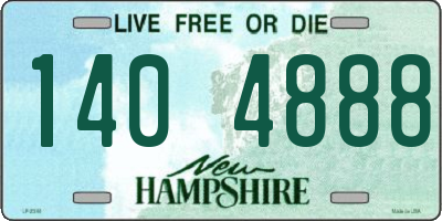 NH license plate 1404888