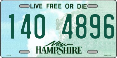 NH license plate 1404896