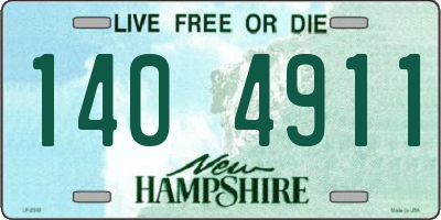 NH license plate 1404911