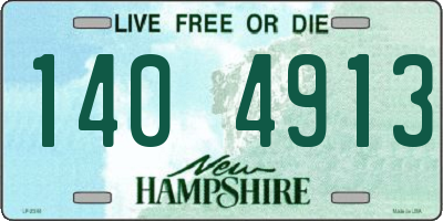 NH license plate 1404913