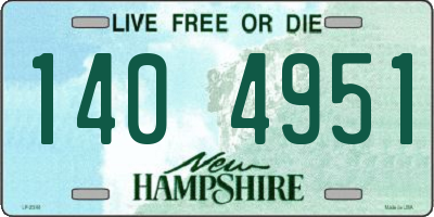 NH license plate 1404951