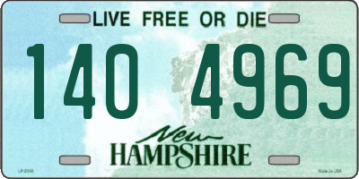 NH license plate 1404969