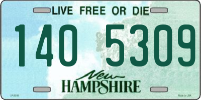 NH license plate 1405309
