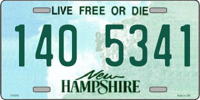 NH license plate 1405341