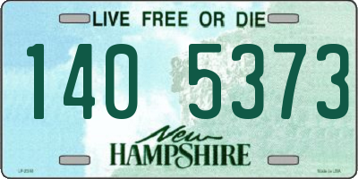 NH license plate 1405373