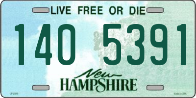 NH license plate 1405391