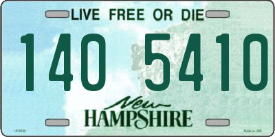 NH license plate 1405410