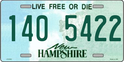 NH license plate 1405422