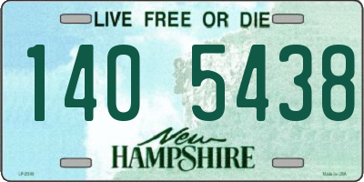 NH license plate 1405438