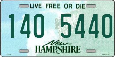 NH license plate 1405440