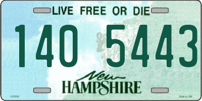 NH license plate 1405443