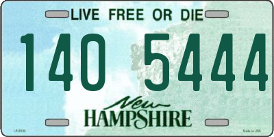 NH license plate 1405444