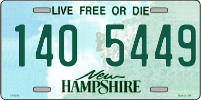 NH license plate 1405449