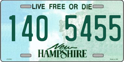 NH license plate 1405455