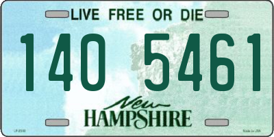 NH license plate 1405461