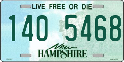 NH license plate 1405468