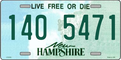 NH license plate 1405471