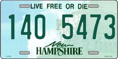 NH license plate 1405473