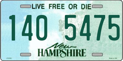 NH license plate 1405475