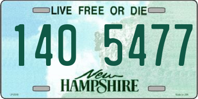 NH license plate 1405477