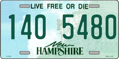 NH license plate 1405480