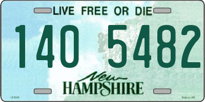 NH license plate 1405482