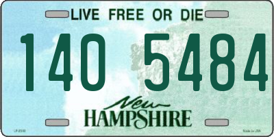NH license plate 1405484