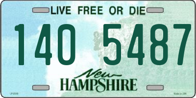 NH license plate 1405487