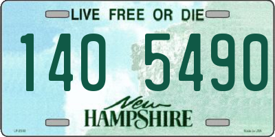 NH license plate 1405490