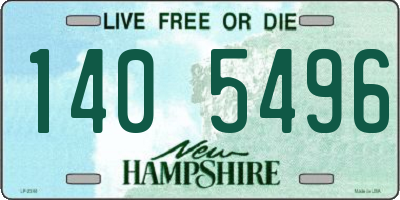 NH license plate 1405496