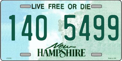 NH license plate 1405499