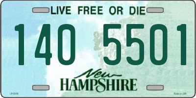 NH license plate 1405501
