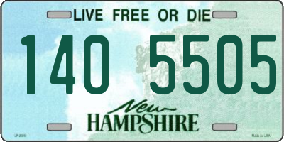 NH license plate 1405505