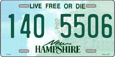 NH license plate 1405506