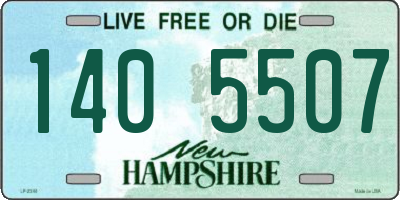 NH license plate 1405507