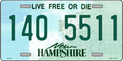 NH license plate 1405511