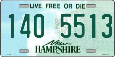 NH license plate 1405513