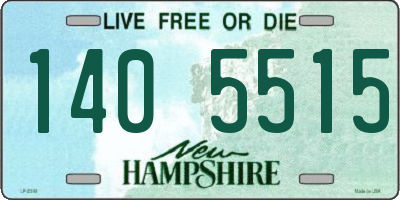 NH license plate 1405515