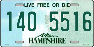 NH license plate 1405516
