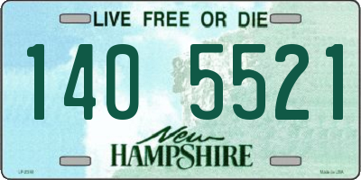 NH license plate 1405521