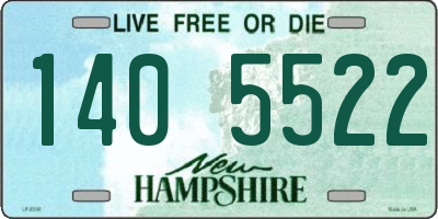NH license plate 1405522