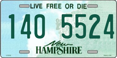 NH license plate 1405524