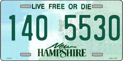 NH license plate 1405530