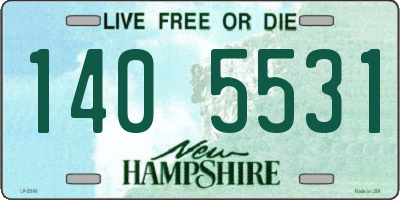 NH license plate 1405531