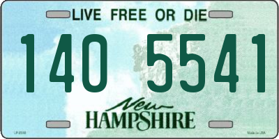 NH license plate 1405541
