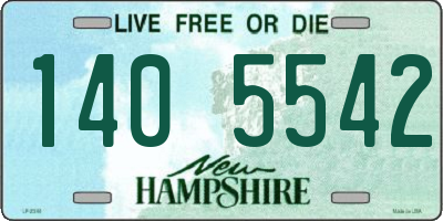 NH license plate 1405542