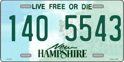 NH license plate 1405543