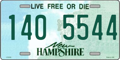 NH license plate 1405544