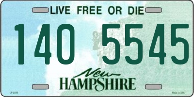 NH license plate 1405545